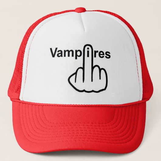 Hat Vampires Gedreht Truckerkappe (Vorderseite)