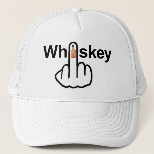 Hat Whiskey Gedreht Truckerkappe (Vorderseite)