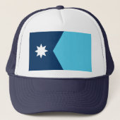 Hat with Flag of Minnesota, USA Truckerkappe (Vorderseite)