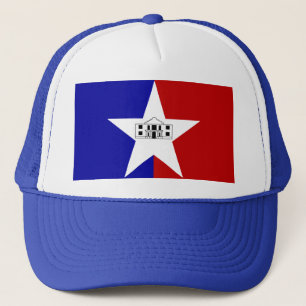 Hat with Flag of San Antonio, Texas, USA Truckerkappe