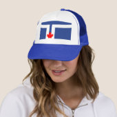 Hat with Flag of Toronto, Ontario, Canada Truckerkappe (Beispiel)