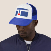 Hat with Flag of Toronto, Ontario, Canada Truckerkappe (Beispiel)