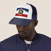 Hat with Flag of Utah, USA Truckerkappe (Beispiel)