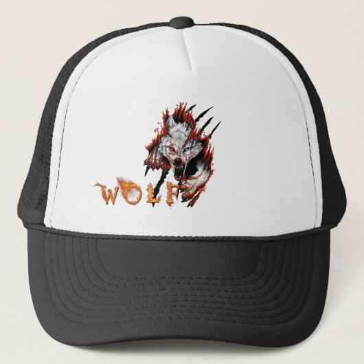 Hat Wolf Truckerkappe (Vorderseite)
