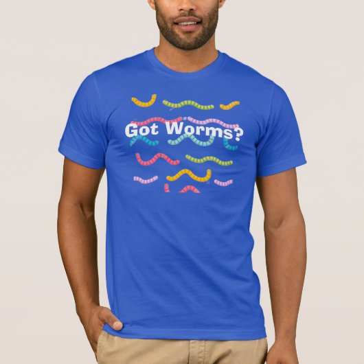 Hat Würmer? T-Shirt (Vorderseite)