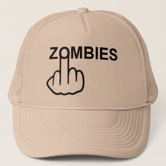 Hat Zombies Gedreht Truckerkappe (Vorderseite)