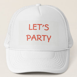 HATBASEBALL CUSTOMIZE W/          NAMELET-PARTY TRUCKERKAPPE