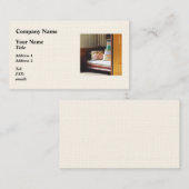 Hatboxes Seen Through an Open Door Visitenkarte (Vorne/Hinten)