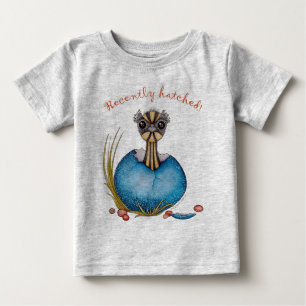'Hatch' das Baby-Emu-Baby-Bekleidung Baby T-shirt