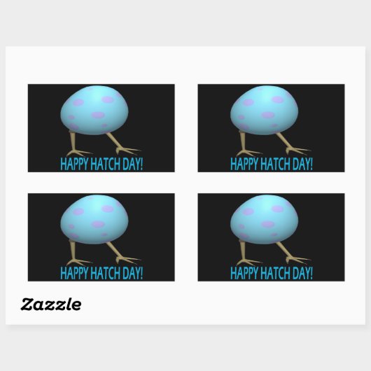 Hatch Day Rechteckiger Aufkleber (Blatt)