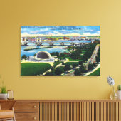 Hatch Memorial Band Muschel, Charles River Leinwanddruck (Insitu (Wohnzimmer))