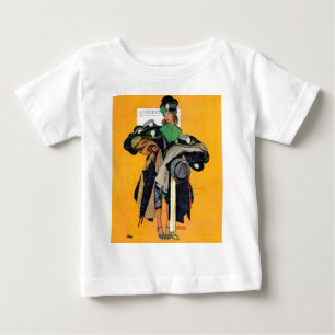 Hatcheck Girl Baby T-shirt