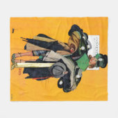 Hatcheck Girl Fleecedecke (Vorderseite (Horizontal))