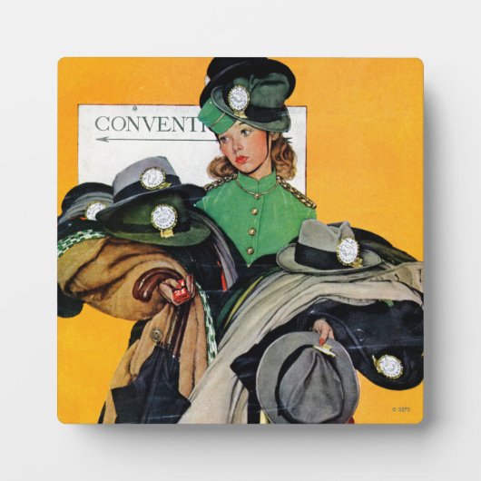 Hatcheck Girl Fotoplatte (Vorderseite)