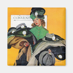 Hatcheck Girl Magnet