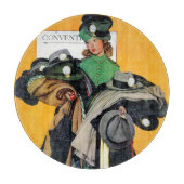 Hatcheck Girl Schneidebrett (Vorderseite)