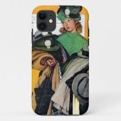 Hatcheck Mädchen Case-Mate iPhone Hülle (Rückseite)