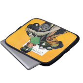 Hatcheck Mädchen Laptopschutzhülle (Vorne Knopf)