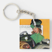 Hatcheck Mädchen Schlüsselanhänger (Vorderseite)