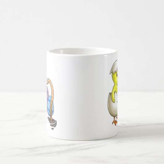 Hatched Oaster Chick Kaffeetasse (Mittel)