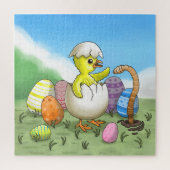 Hatched Oaster Chick Puzzle (Vertikal)