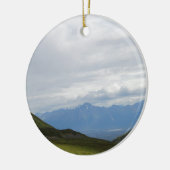 Hatchers Durchlauf-Mountain View Alaska Keramikornament (Links)