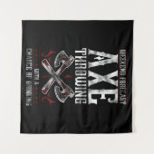 Hatchet Ax, der Lumberjack Bier Chance Wandteppich (Vorderseite (Horizontal))