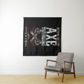 Hatchet Ax, der Lumberjack Bier Chance Wandteppich (Beispiel (Horizontal))