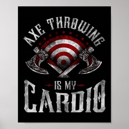 Hatchet Ax Throwing ist mein Cardio Poster (Vorne)