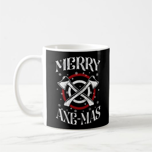 Hatchet Ax Throwing Lumberjack Logger Merry Kaffeetasse (Links)