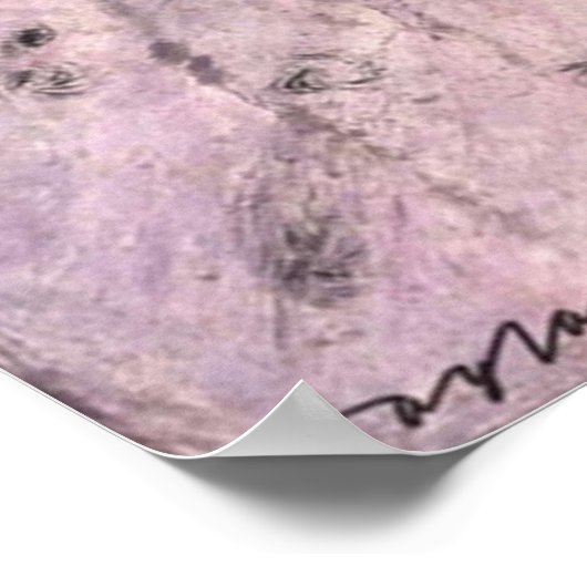 Hatchet Face Poster (Ecke)