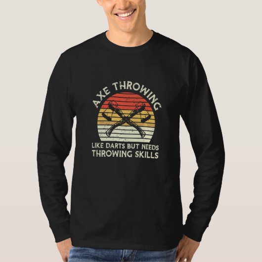 Hatchet Throwing für einen Ax-Throwing-Champion T-Shirt (Vorderseite)