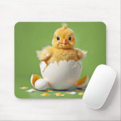 Hatching Baby Chick Mousepad (Mit Mouse)
