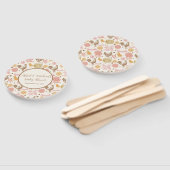 Hatching Bald Chicken Girl Baby Dusche Fächer (Non-assembled)