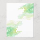 Hatching bald grünes Baby Dinosaurier Budget Einla (Rückseite)