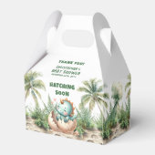 Hatching Bald Niedlich Dinosaur Baby Danke Box Geschenkschachtel (Rückseite)
