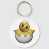 Hatching Chick - Emoji Schlüsselanhänger (Vorderseite)