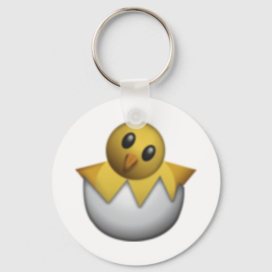 Hatching Chick - Emoji Schlüsselanhänger (Vorderseite)