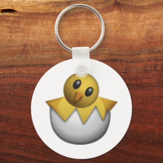 Hatching Chick - Emoji Schlüsselanhänger (Vorderseite)
