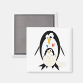 Hatching Pinguin Magnet (Vorderseite/Rückseite)