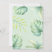 Hatching Soon Boy Dinosaur Baby Shower Einladung (Rückseite)