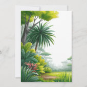 Hatching Soon Dinosaur Baby Shower Invitation Einladung (Rückseite)