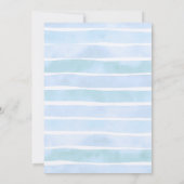 Hatchling Baby Dusche Rosa Meeresschildkröte Wasse Einladung (Rückseite)