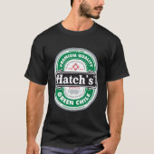 Hatchs hochwertiger grüner Chile T-Shirt (Vorderseite)