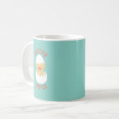 Hatchy Oaster niedliche Bruchküken Kaffeetasse (Vorderseite Links)