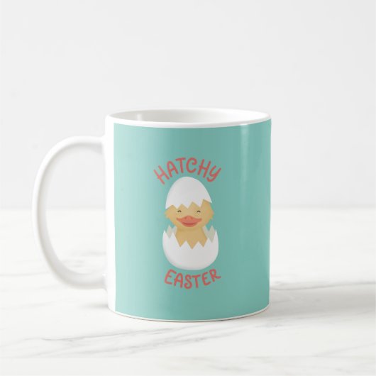 Hatchy Oaster niedliche Bruchküken Kaffeetasse (Links)