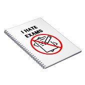 Hate Exams Notizblock (Rechte Seite)
