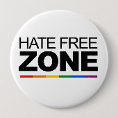 HATE FREE ZONE BUTTON (Vorderseite)