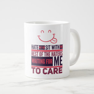 Hate - Gift Jumbo Tasse