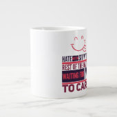 Hate - Gift Jumbo Tasse (Vorderseite)